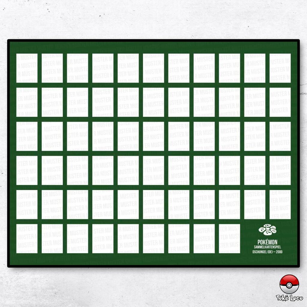 Pokemon TCG Sammelposter Jungle Produktfoto