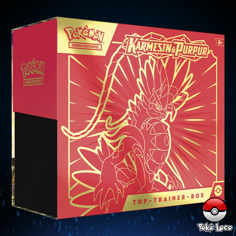 Pokémon Karmesin & Purpur Top Trainer Box – (SV1de) TTB DE Koraidon