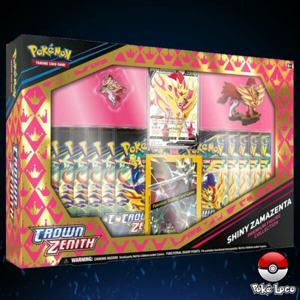 Pokémon Crown Zenith Shiny Zamazenta Premium Figure Collection – EN