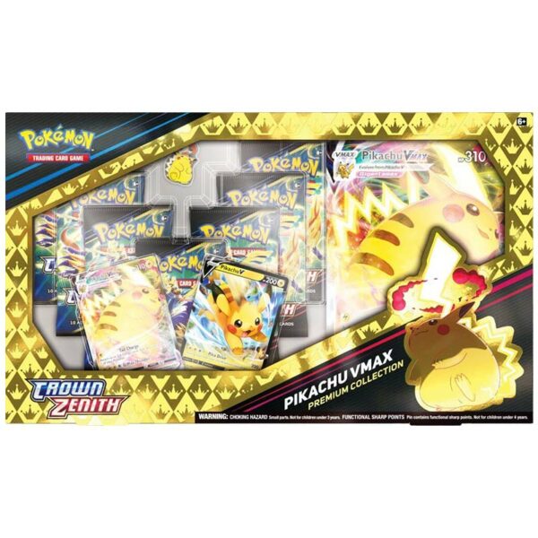 Pokémon TCG Crown Zenith Pikachu Vmax Premium Collection – (US Version) EN