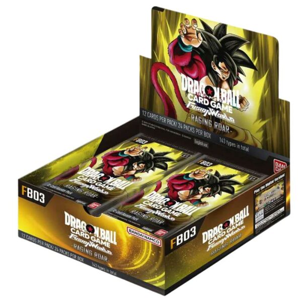 Dragon Ball Super Card Game – Fusion World Raging Roar – FB03 Booster Display EN