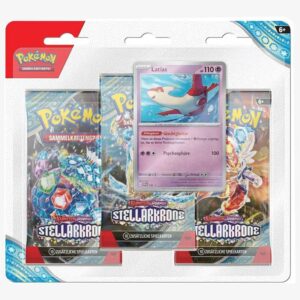 Pokémon Karmesin & Purpur Stellarkrone 3er Blister – DE