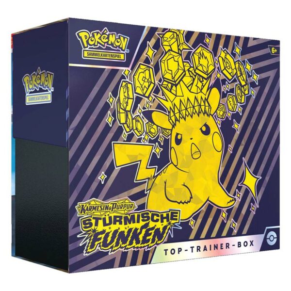 Pokémon Karmesin & Purpur Stürmische Funken Top-Trainer-Box – TTB DE