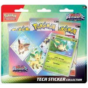 Pokémon Scarlet & Violet Prismatic Evolutions Tech Sticker Collection – EN