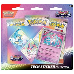 Pokémon Scarlet & Violet Prismatic Evolutions Tech Sticker Collection – EN