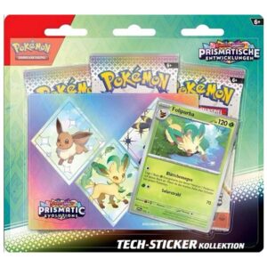 Pokémon Karmesin & Purpur Prismatische Entwicklungen Tech-Sticker-Kollektion – DE