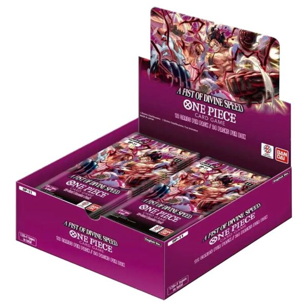 One Piece TCG - A Fist of Divine Speed Booster Box – OP11 Display EN