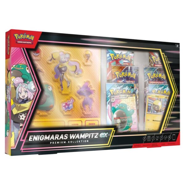 Pokémon Enigmaras Wampitz ex Premium-Kollektion – DE