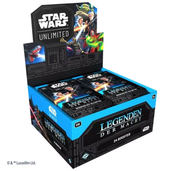 Star Wars Unlimited Legenden der Macht Display – DE