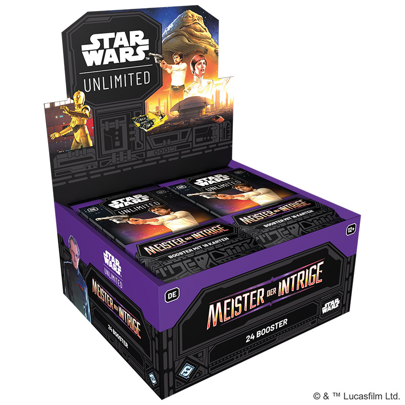 Star Wars Unlimited Meister der Intrige Display – DE