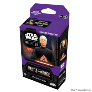 Star Wars Unlimited Meister der Intrige Spotlight-Deck – DE Kanzler Palpatine