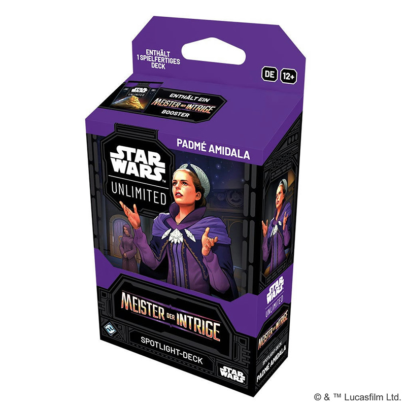 Star Wars Unlimited Meister der Intrige Spotlight-Deck – DE Padme Amidala