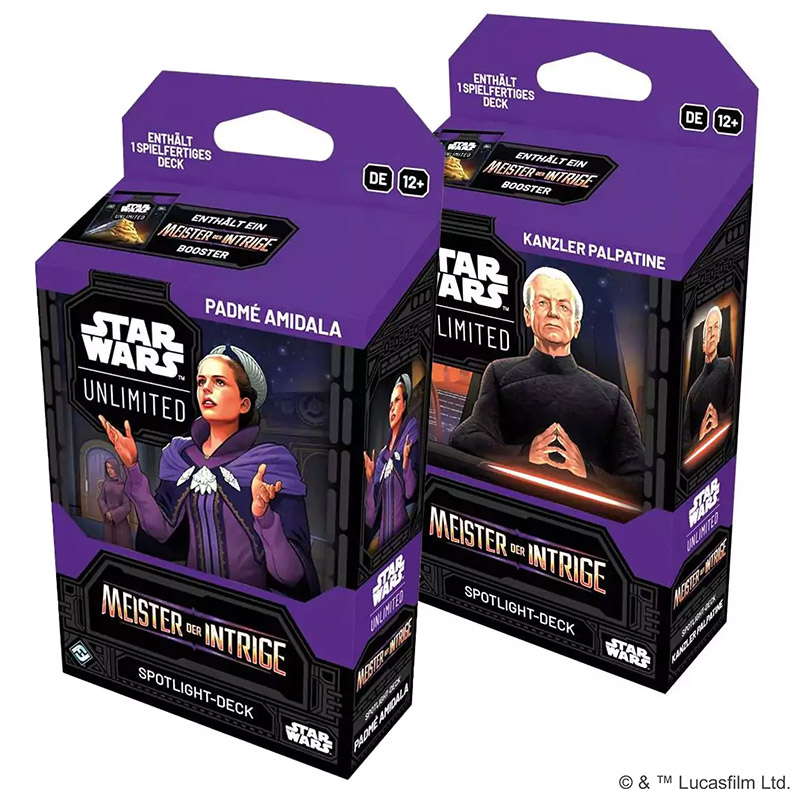 Star Wars Unlimited Meister der Intrige Spotlight-Deck – DE