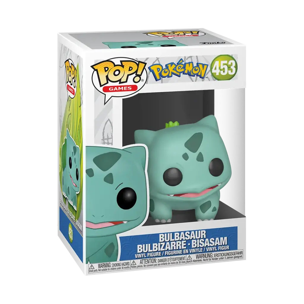 Funko POP! Games: Pokémon – Bulbasaur / Bisasam #453