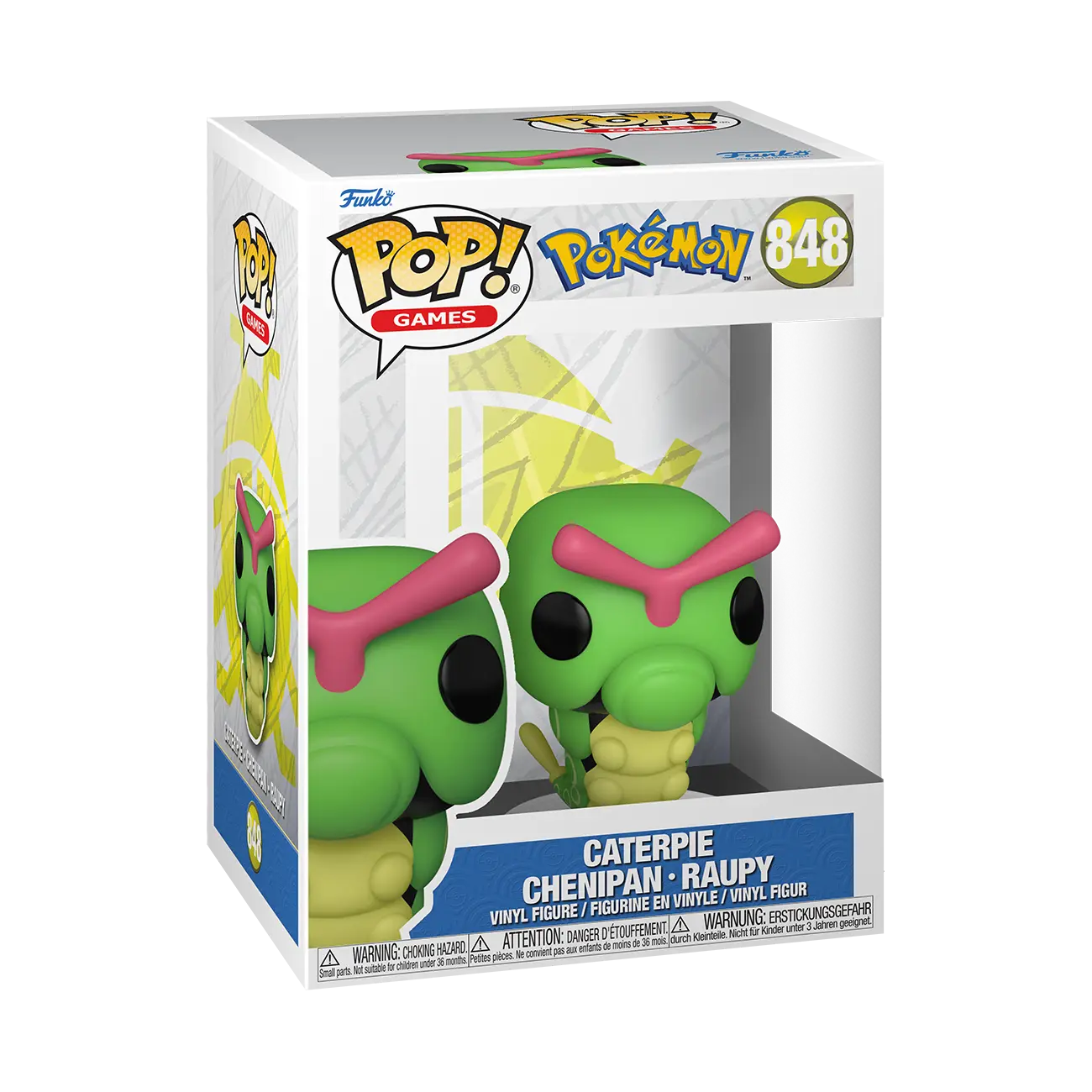 Funko POP! Games: Pokémon – Caterpie / Raupy #848