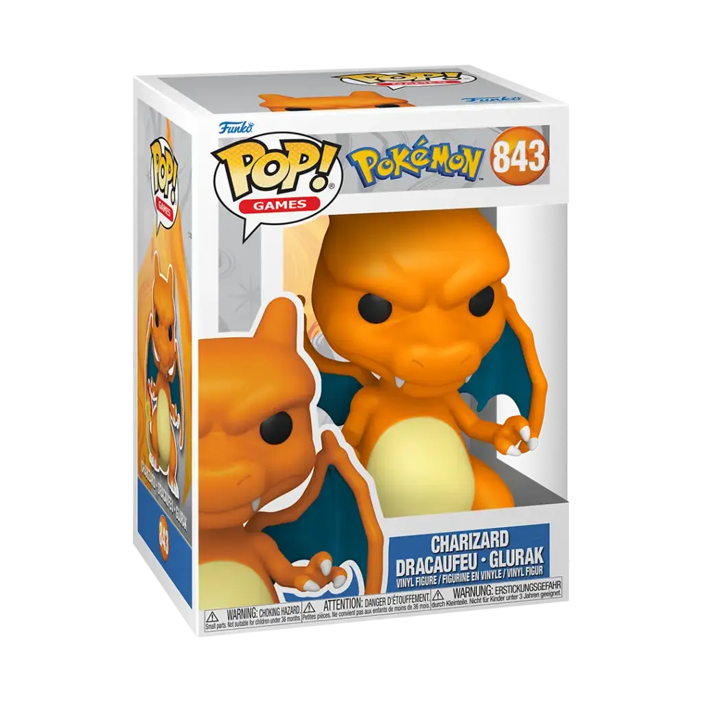 Funko POP! Games: Pokémon – Charizard / Glurak #843