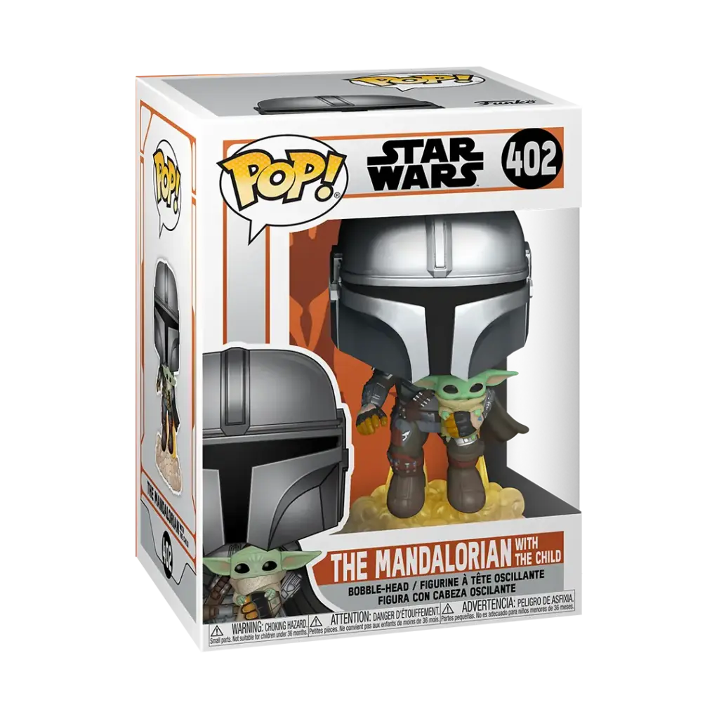 POP! Star Wars: The Mandalorian - Mando Flying w/Jet Pack #402