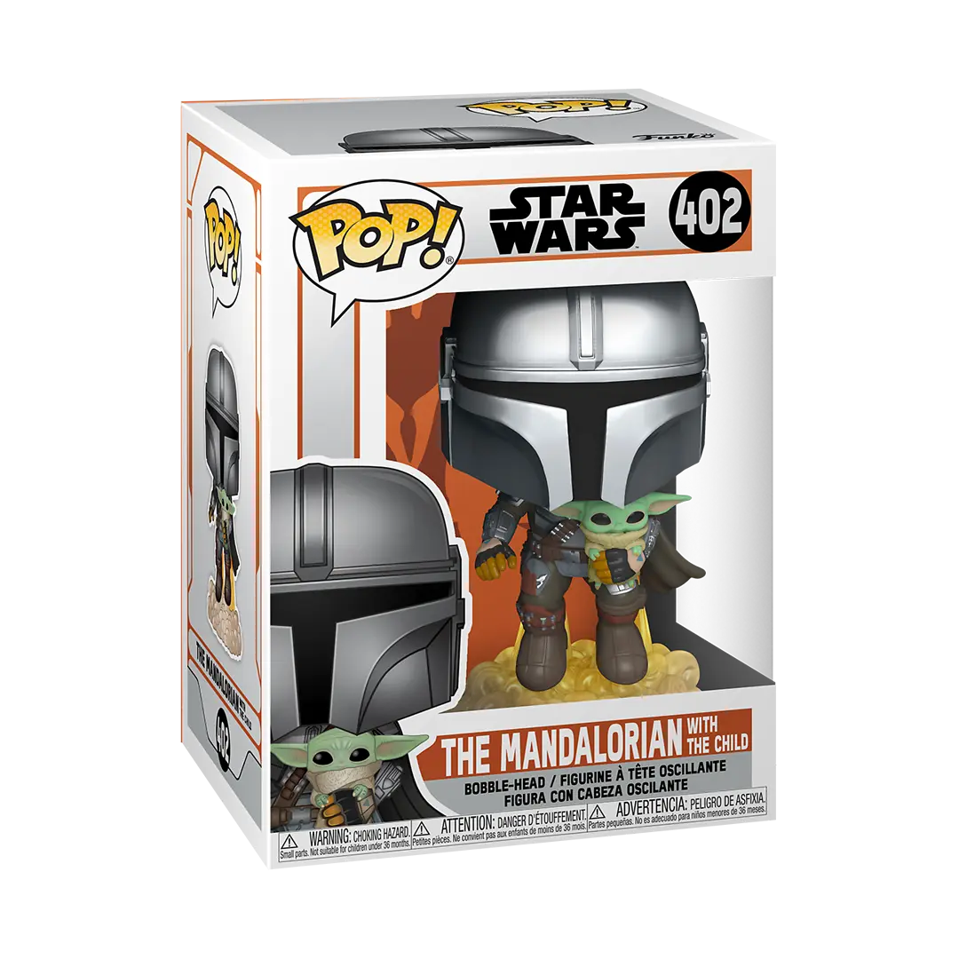 POP! Star Wars: The Mandalorian - Mando Flying w/Jet Pack #402