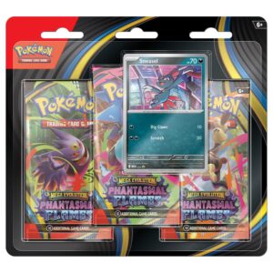 Pokémon Mega Evolution Phantasmal Flames 3er Blister – EN Sneasel