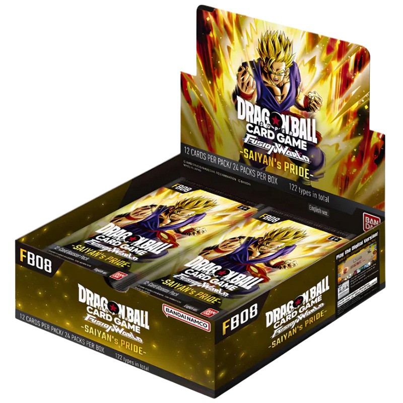 Dragon Ball Super Card Game – Fusion World Saiyan's Pride – FB08 Booster Display Englisch