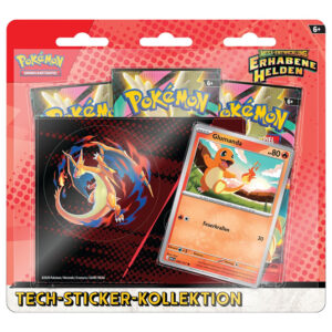 Pokémon Mega Enticklung Erhabene Helden Tech-Sticker-Kollektion – Deutsch Glumanda