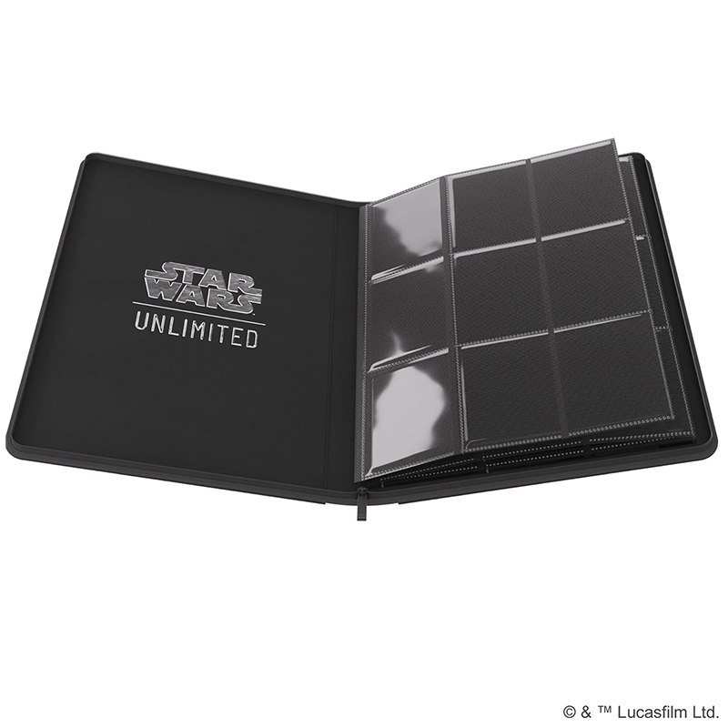 Gamegenic Star Wars Unlimited Zip-Up Album 18-Pocket – Schwarz (Sammelkartenordner)