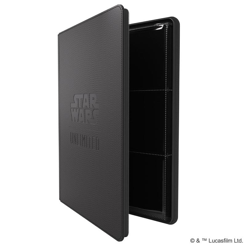 Gamegenic Star Wars Unlimited Zip-Up Album 18-Pocket – Schwarz (Sammelkartenordner)