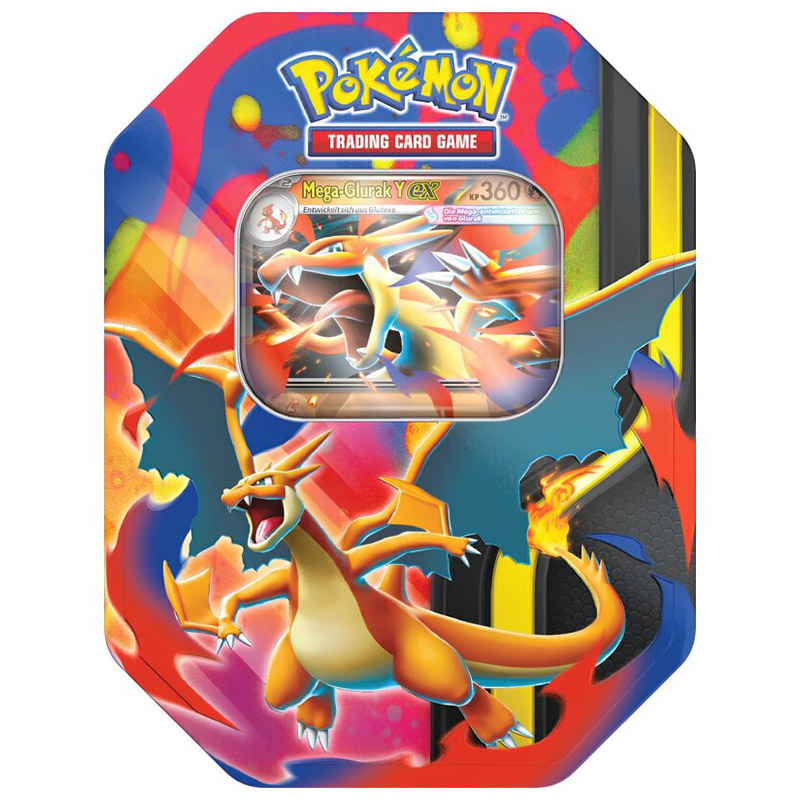 Pokémon Mega Glurak Y EX Tin Box – Deutsch