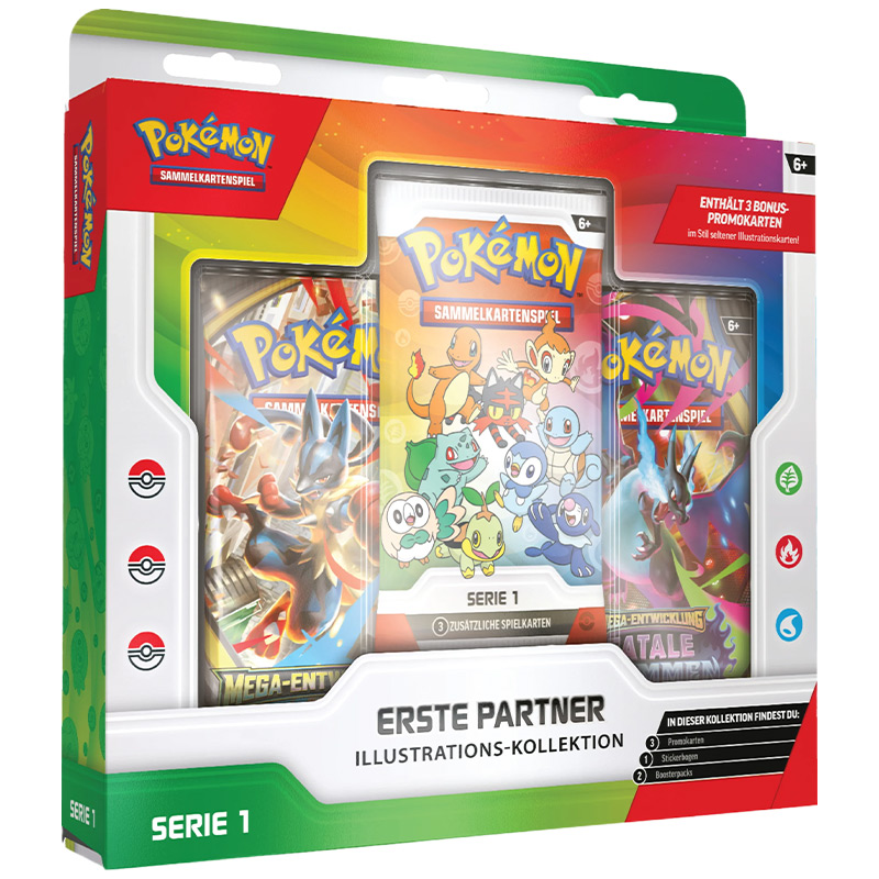 Pokémon Erste Partner Illustrations-Kollektion Serie 1 – Deutsch