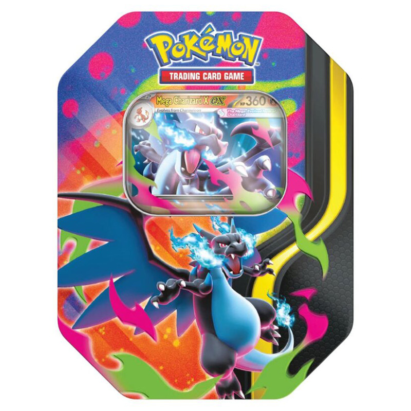 Pokémon Mega Charizard X EX Tin Box – Englisch