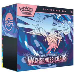Pokémon Mega-Entwicklung Wachsendes Chaos Top-Trainer-Box – TTB Deutsch