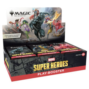Magic the Gathering Marvel Super Heroes Play Booster Display – Deutsch