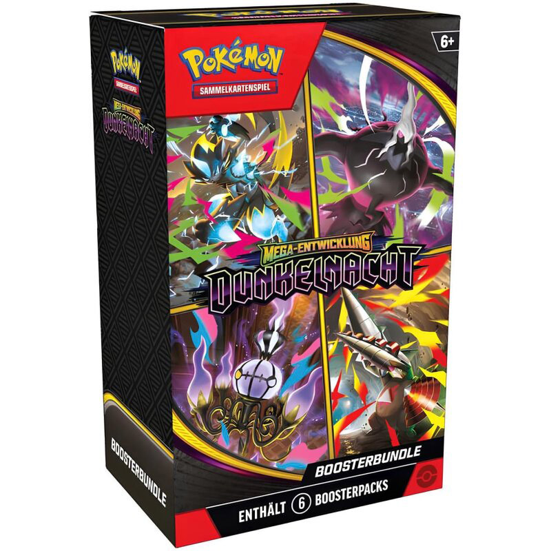 Pokémon Mega-Entwicklung Dunkelnacht Booster Bundle – Deutsch