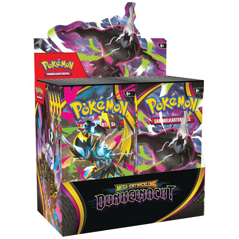 Pokémon Mega-Entwicklung Dunkelnacht Display – Deutsch