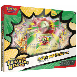 Pokémon Mega-Entwicklung Erhabene Helden Mega-ex-Kollektion – Deutsch Meganie